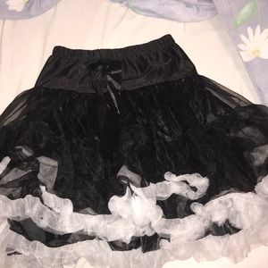 Black puffy tutu